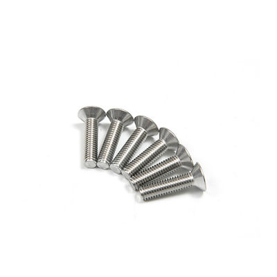 Grade de résistance A-niveau d'acier inoxydable personnalisé ISO Standard Hex Socket Countersunk Head Screws Clean Durable
