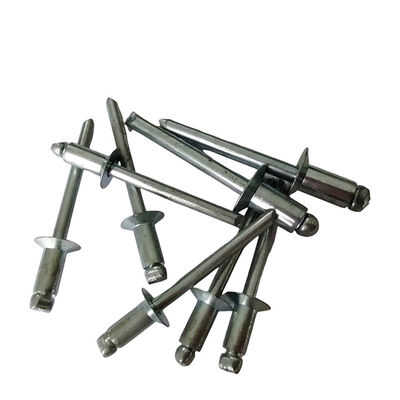 6.4mm Fin ouverte contre-enfoncée tête rivets aveugles en blanc pour une installation facile à partir de fer