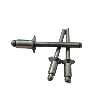 6.4mm Fin ouverte contre-enfoncée tête rivets aveugles en blanc pour une installation facile à partir de fer