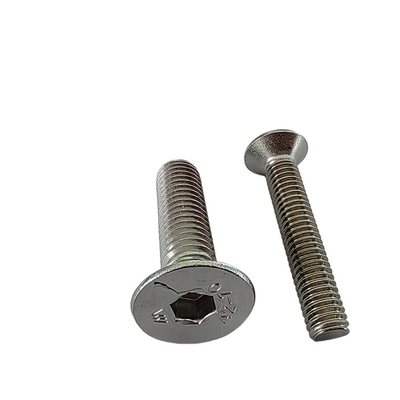 Type de fil complet INCH Mesure en acier inoxydable 304 tête anti-enfoncée vis à tête plate