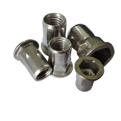 Industrie générale Noix de rivets à tête plate semi-hex et aveugle durable à haute capacité de charge