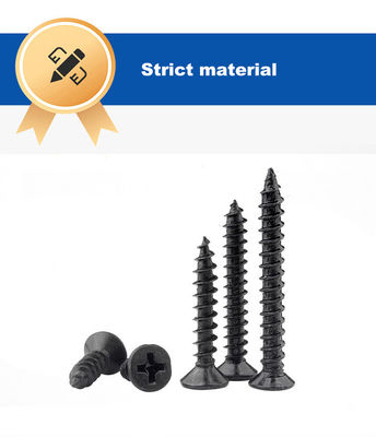 Écrou de plâtre plat pour bâtiment ISO avec tête anti-enfoncée et écrou mural noir sec