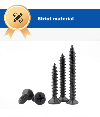 Screws à auto-collant enduites en zinc-flakes personnalisées pour le fixage des métaux M1/M2/M3/M4/M5/M6