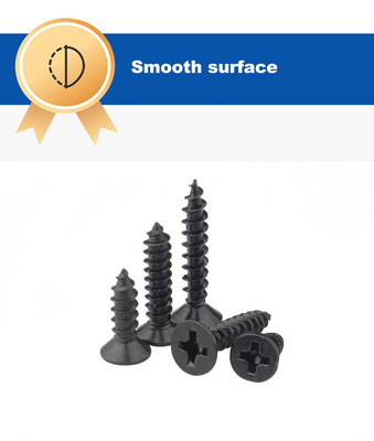 Screws à auto-collant enduites en zinc-flakes personnalisées pour le fixage des métaux M1/M2/M3/M4/M5/M6