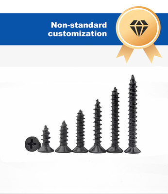 Screws à auto-collant enduites en zinc-flakes personnalisées pour le fixage des métaux M1/M2/M3/M4/M5/M6