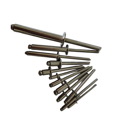 Rivet standard en acier inoxydable 3.0 mm Rivets à bout ouvert à bout aveugle dans la nature Couleur tête ronde