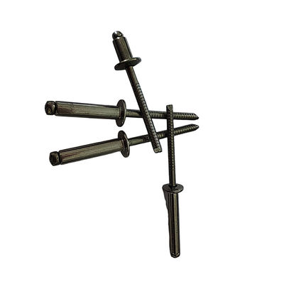 Standard DIN 4,8 mm Rivets ouverts à l' extrémité aveugle en acier inoxydable Tête ronde Haute résistance