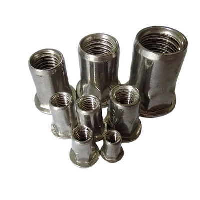 Noix de rivete à filetage aveugle métrique semi-hex avec acier inoxydable 304 8-18 matériau standard