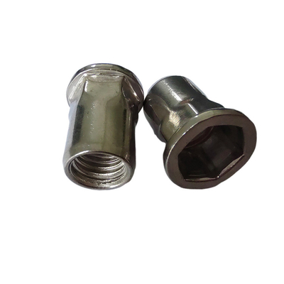 Noix de rivet à filetage à tête plate semi-hex sans fil pour appareils électroménagers