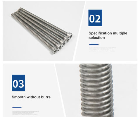Acier inoxydable 304 316 Pan Head Hex Socket Caphead Machine vis à fil complet demi-fil