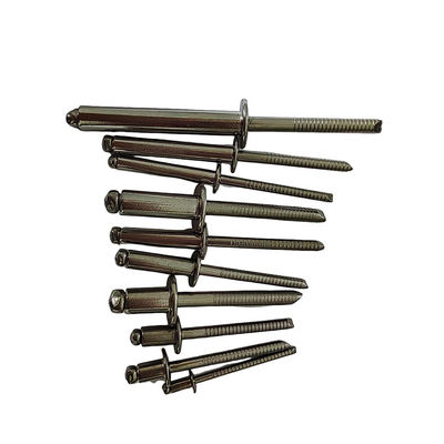 Rivets standard en acier inoxydable à tête ronde de 10 mm à prix abordable et à haute résistance