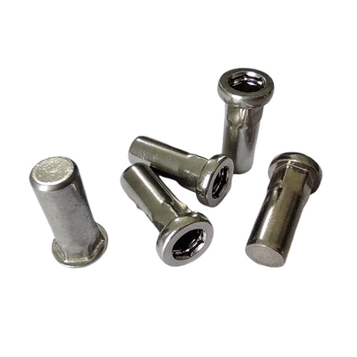 Finition nickelée semi-hex Noix de rivets aveugle pour un corps lisse et propre
