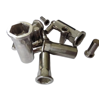Finition nickelée semi-hex Noix de rivets aveugle pour un corps lisse et propre