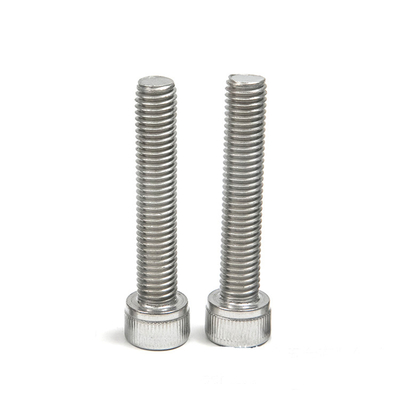 M2M3M4M5M6M8 DIN912 Tête cylindrique en acier inoxydable vis hexagonale à finition lisse