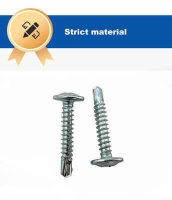 Zinc Finition vis en acier inoxydable avec tête de pigeon-queue auto-perçante