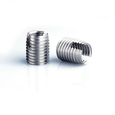 Acier inoxydable 304L 316L Type 302 métrique paroi mince à fente à filetage auto-collant