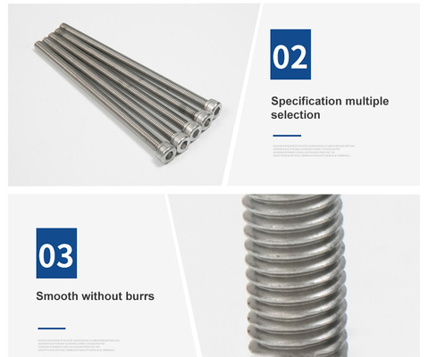 Système de mesure métrique en acier inoxydable Hexagon Socket Bolt DIN912 pour taille personnalisée