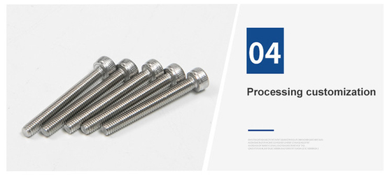 Système de mesure métrique en acier inoxydable Hexagon Socket Bolt DIN912 pour taille personnalisée