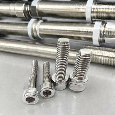 304 en acier inoxydable vis à tête cylindrique hexagonale allongée avec type de fil complet