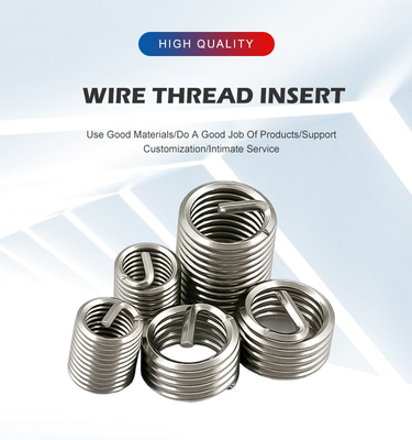 Titane d'argent M2 M2.5 M3 M3.5 M4 M5 M6 M8 Filament de fil d'acier
