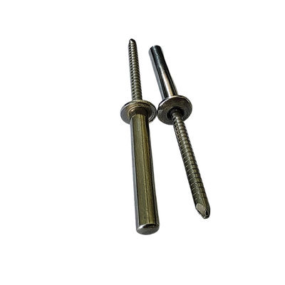 Résistant aux intempéries en acier inoxydable Tête ronde, rivets aveugles, extrémité scellée 3,2 mm/4,0 mm/4,8 mm/6,4 mm de diamètre
