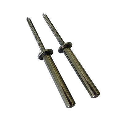Fin fermée en acier inoxydable tête ronde rivets aveugles Liste de rivets fermés pop avec finition brillante