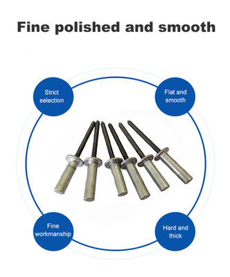Rivet à tête ronde en aluminium-fer fermé pour applications lourdes
