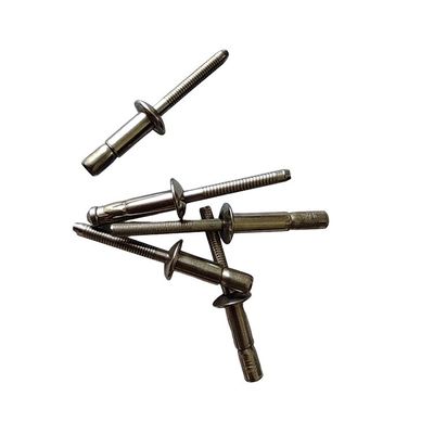 Rivet aveugle à prise unique standard DIN avec tête de dôme et type de verrouillage en acier inoxydable
