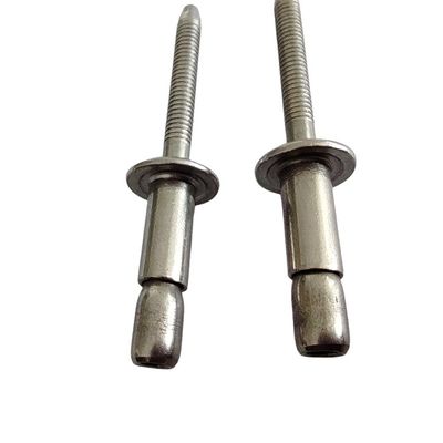 Rivet en acier inoxydable aveugle à tête de dôme Rivet pop avec rivets personnalisés de finition brillante