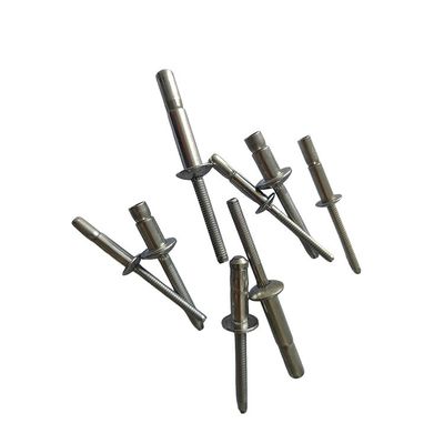 3.2mm 4,0mm 4,8mm 6,4mm en acier inoxydable 304/316 type ouvert tête de dôme Rivet aveugle