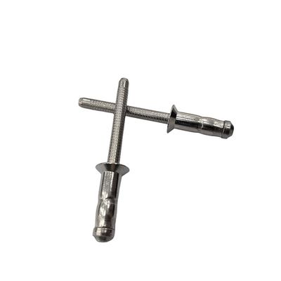 Tête de dôme de rivette en acier inoxydable, tête de dôme de rivette, tête plate avec finition non revêtue