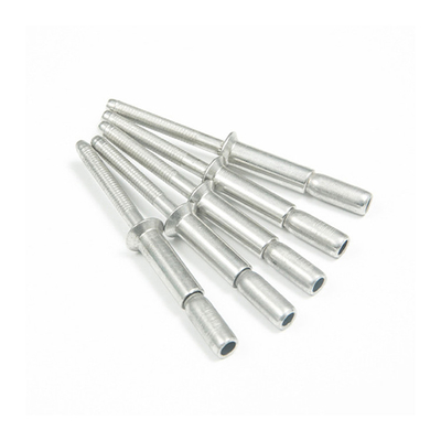Finition plate à l'extrémité ouverte en acier inoxydable à rivets aveugles SS304 SS316 Structural