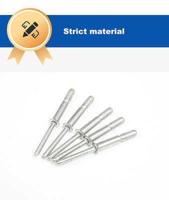 Finition plate à l'extrémité ouverte en acier inoxydable à rivets aveugles SS304 SS316 Structural