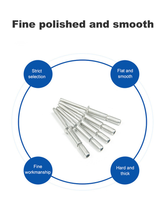 Coupe de type argenté 4,8 6,4 mm Tête de dôme en acier inoxydable Structural Multigrip Rivets aveugles