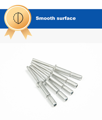 Coupe de type argenté 4,8 6,4 mm Tête de dôme en acier inoxydable Structural Multigrip Rivets aveugles