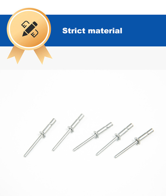 Finition simple 4,8 mm Dia Coupe en acier inoxydable Mono-boulon Rivet pour les applications de boucle