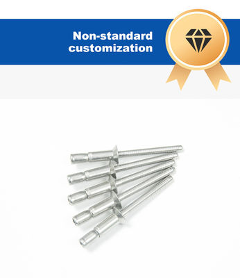 Rivets à double poignée 4.8 6.4 mm Tête de dôme en acier inoxydable contre-enfoncée