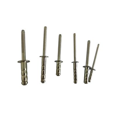 GB Standard en acier inoxydable type ouvert Rivet aveugle 3,2 mm 4,0 mm 4,8 mm 6,4 mm Tête ronde