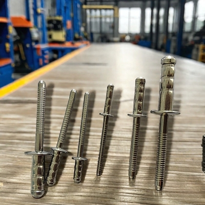 Tête de dôme en acier inoxydable Unigrip Rivets à double tambour 3,2 mm 4,0 mm 4,8 mm 6,4 mm Contrôle