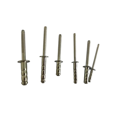 Tête de champignon en acier inoxydable multi prise rivets aveugles simples 4 mm pour voiture avion