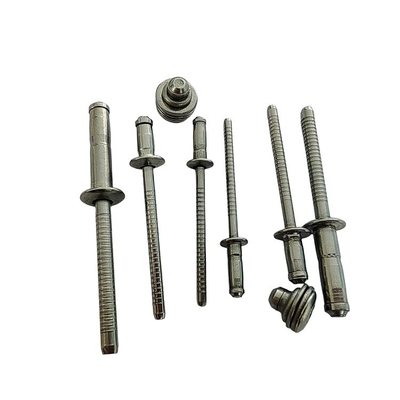 304 en acier inoxydable Tête ovale à bout ouvert Tête ronde Rivets à tête contre-fonte faite