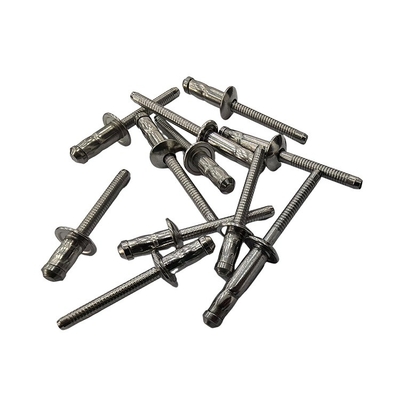 4.8mm Tête de dôme ouverte à extrémité multi-prise Rivets à clapet aveugle Avantage Service personnalisé à guichet unique