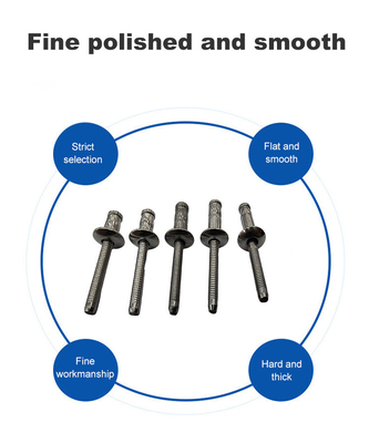 Acier inoxydable 304/316 Rivet aveugle 4,8 mm 6,4 mm 7,8 mm pour les travaux lourds et les applications