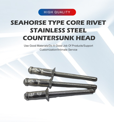 Rivets aveugles multi-grip en acier inoxydable avec avantage de service personnalisé à guichet unique