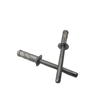 Industrie Rivets aveugles en acier à tête de dôme à prise multiple avec tête ronde et inspection de la portée