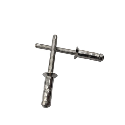 Industrie Rivets aveugles en acier à tête de dôme à prise multiple avec tête ronde et inspection de la portée