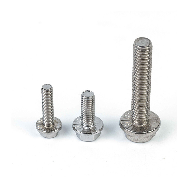 Screw Titane Hexagon personnalisé en acier Hex tête boulon et écrous Hex boulon finition Plain