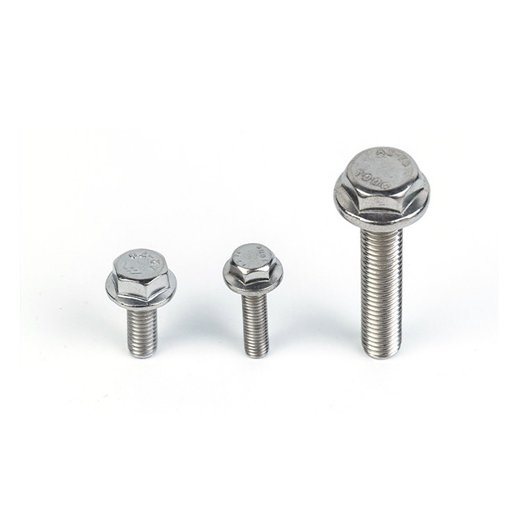 Bolt de fil de machine en titane sur mesure 304 316 A2 A4 Hex Flange