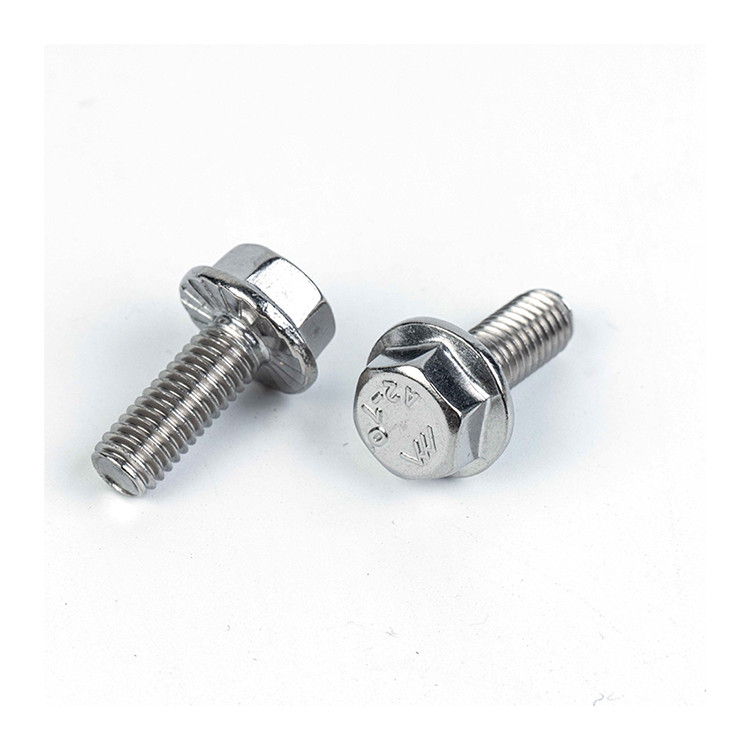 L'acier inoxydable M4 M6 M8 M10 M12 DIN6921 de classe 4.8.8.8 10.9 12.9 Boulonnage de tête de bride hexagonale