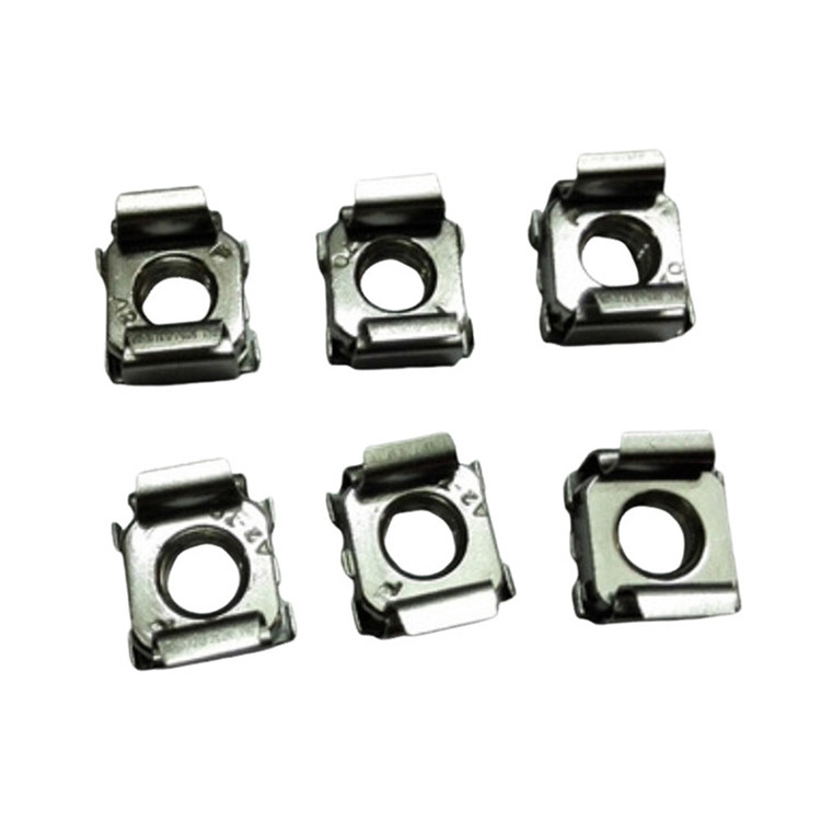 M4 M5 M6 M8 Noix de cage carrée en acier inoxydable pour armoire Autre finition 100% inspectée